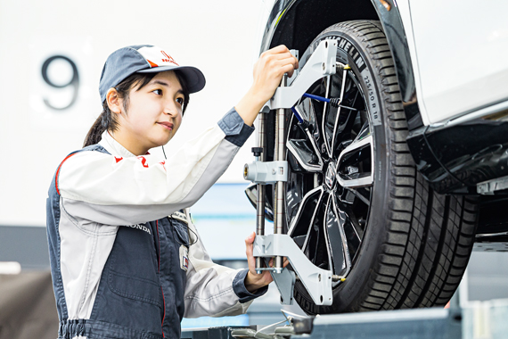 2020年度 二級自動車工学科卒業 和田 優穂さん 株式会社ホンダ四輪販売福岡・大分　鹿児島情報高等学校出身（鹿児島県）