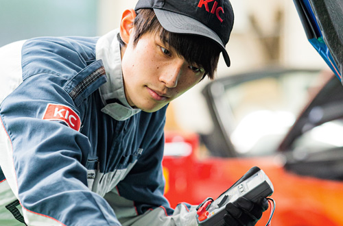 一級自動車工学科 早田 礼人さん 長崎東高等学校出身(長崎県)